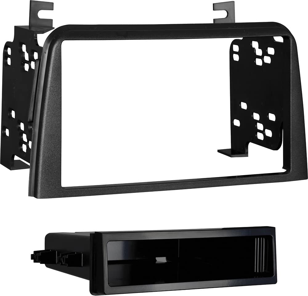 Metra - Dash Kit for Select 1995-1999 Saturn SC/SL/SW DIN DDIN - Black - Front_Zoom