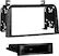 Front. Metra - Dash Kit for Select 1995-1999 Saturn SC/SL/SW DIN DDIN - Black.