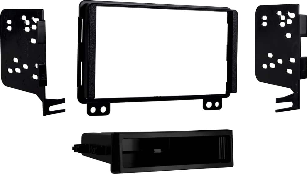 Front. Metra - Dash Kit for Select 2001-2006 Ford Lincoln Mustang Explorer Expedition Navigator Mountaineer DDIN - Black.