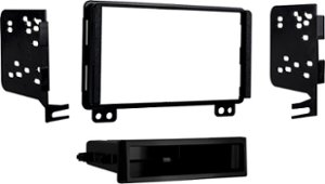 Metra - Dash Kit for Select 2001-2006 Ford Lincoln Mustang Explorer Expedition Navigator Mountaineer DDIN - Black - Front_Zoom