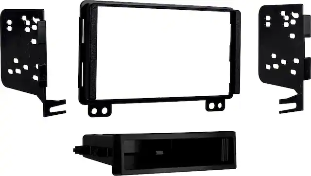 Front. Metra - Dash Kit for Select 2001-2006 Ford Lincoln Mustang Explorer Expedition Navigator Mountaineer DDIN - Black.