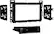 Front. Metra - Dash Kit for Select 2004-2012 Chevrolet Pontiac DIN DDIN - Matte Black.