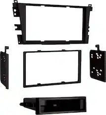 Front. Metra - Dash Kit for Select 1999-2003 Acura TL DIN DDIN - Black.