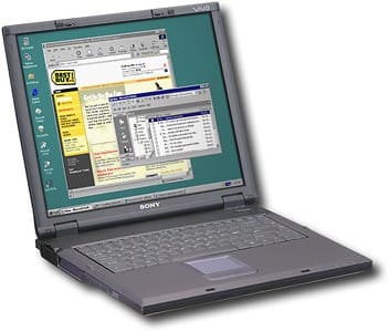 Angle Standard. Sony - VAIO 2.6GHz Notebook.