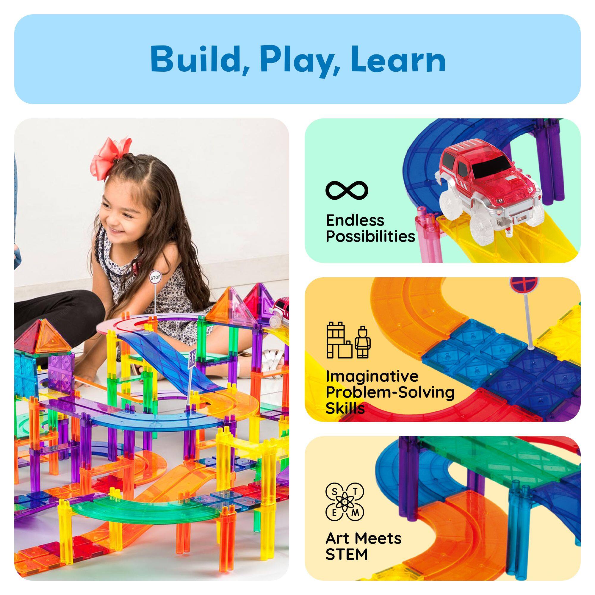 Build, Play, Learn

Endless Possibilities

Imaginative Problem-Solving Skills

Art Meets STEM