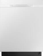 Samsung - StormWash™ 24" Top Control Built-In Dishwasher - White - Front_Standard