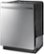 Left Zoom. Samsung - StormWash™, 3rd Rack, 24" Top Control Built-In Dishwasher - Stainless steel.