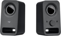 Logitech - z150 2.0 Multimedia Speakers (2-Piece) - Black - Front_Zoom