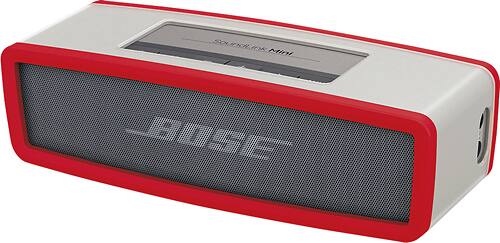 Angle. Bose - SoundLink® Mini Bluetooth Speaker Soft Cover - Red.