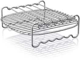 Philips - XL Double Layer Rack with Skewers - Silver - Angle_Zoom