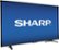 Angle. Sharp - 55" Class (54.6" Diag.) - LED - 1080p - Smart - HDTV Roku TV.