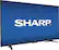 Angle. Sharp - 55" Class (54.6" Diag.) - LED - 1080p - Smart - HDTV Roku TV.
