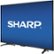 Left Zoom. Sharp - 55" Class (54.6" Diag.) - LED - 1080p - Smart - HDTV Roku TV.