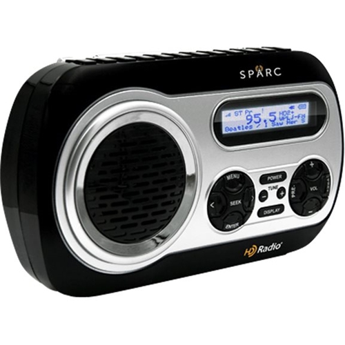 Grace Digital SPARC Portable AM/FM HD Radio Silver/Black SHD-TX2 - Best Buy