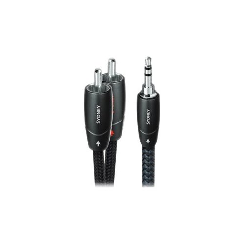 AudioQuest Black Lab 9.8' In-Wall Subwoofer Cable Black/White