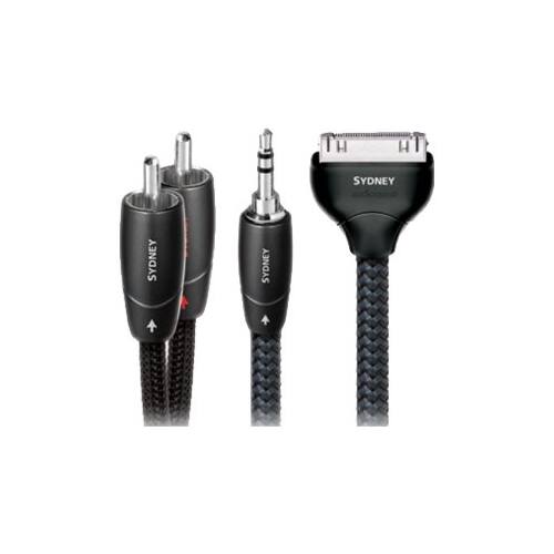 Alt View 12. AudioQuest - 5' Audio Cable - Black.