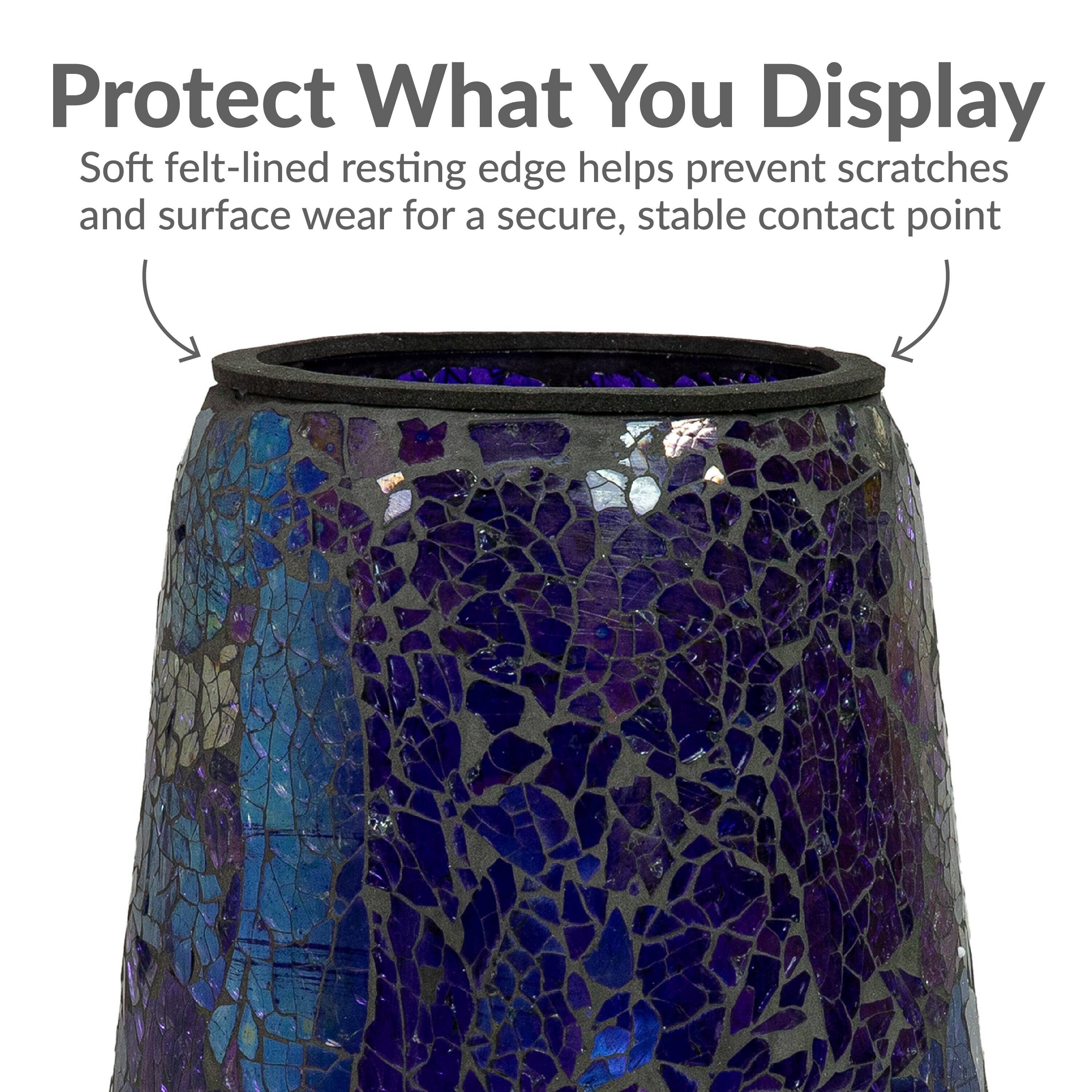 Protect What You Display

Soft felt-lined resting edge helps prevent scratches and surface wear for a secure, stable contact point