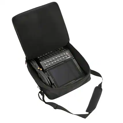 Front. SKB - SKB Universal Equipment/Mixer Bag, 15x15x5", Black.