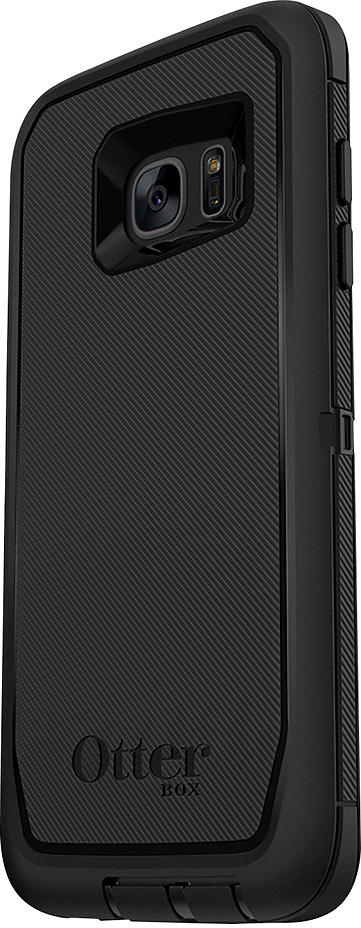 condoom Oh helpen Best Buy: OtterBox Defender Series Protective Cover for Samsung Galaxy S7  edge Black 47380BBR