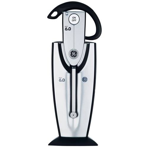 Front Standard. GE - Wireless Earset - Silver.