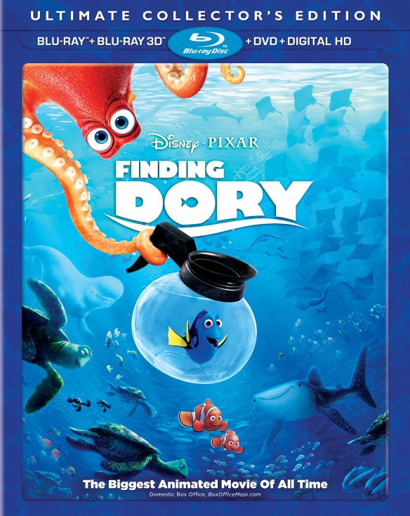  Finding Dory [Includes Digital Copy] [3D] [Blu-ray/DVD] [Blu-ray/Blu-ray 3D/DVD] [2016]