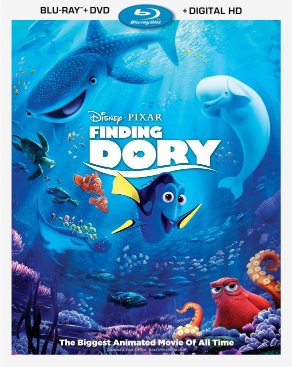  Finding Dory [Includes Digital Copy] [Blu-ray/DVD] [2016]