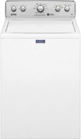 Maytag - 4.2 Cu. Ft. High Efficiency Top Load Washer with Dual-Action PowerWash Agitator - White - Front_Zoom