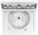 Alt View Zoom 11. Maytag - 4.2 Cu. Ft. High Efficiency Top Load Washer with Dual-Action PowerWash Agitator - White.