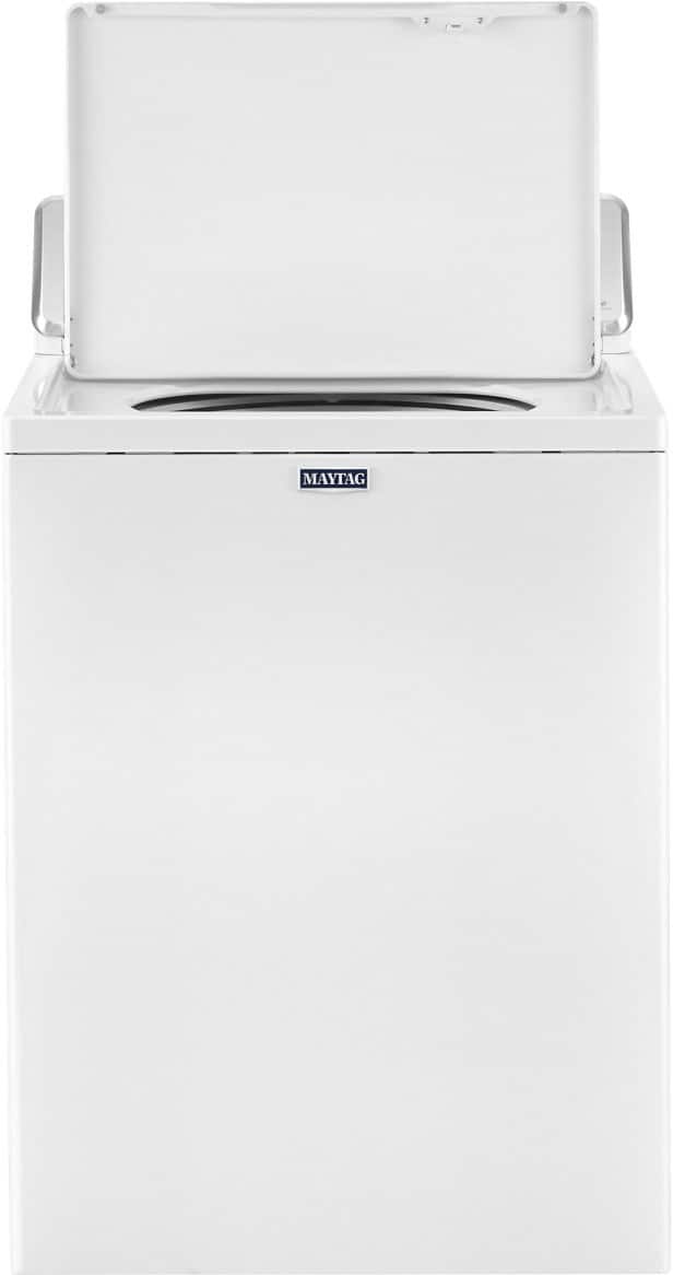 Alt View 17. Maytag - 4.2 Cu. Ft. High Efficiency Top Load Washer with Dual-Action PowerWash Agitator - White.