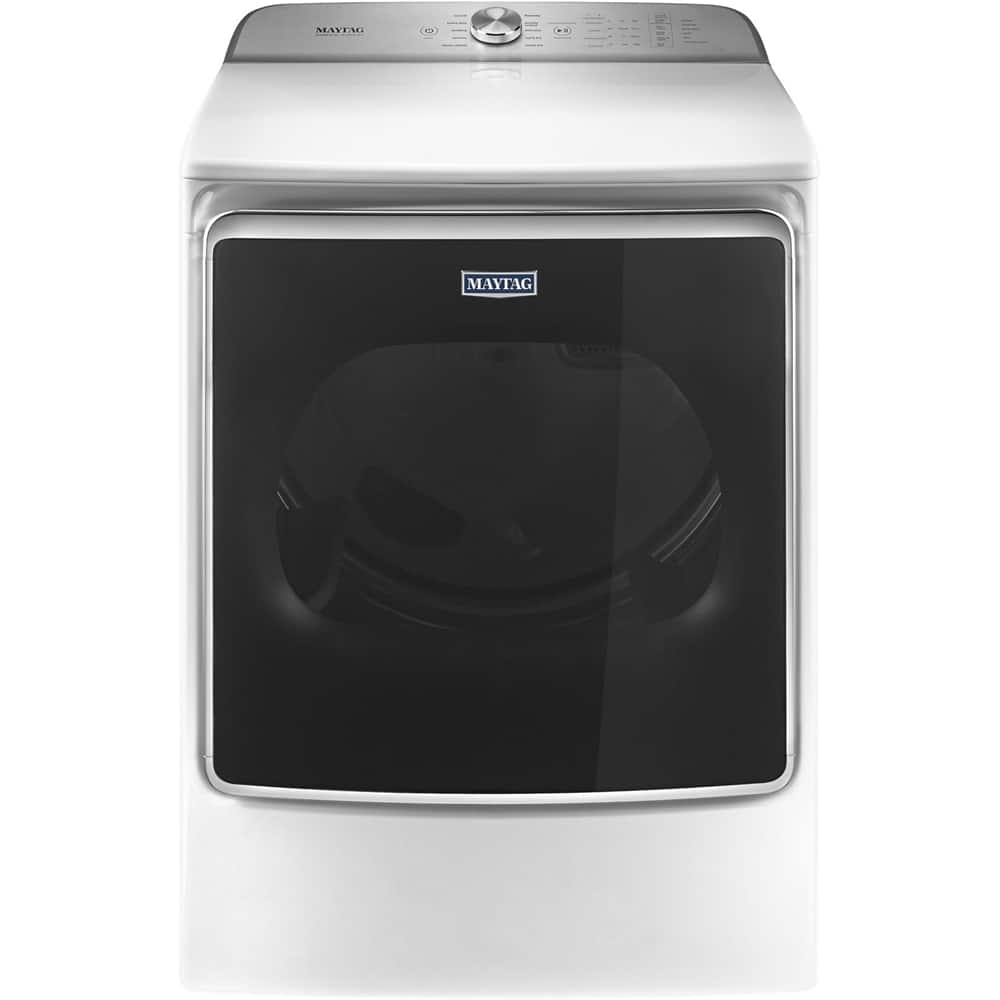 Front. Maytag - 9.2 Cu. Ft. 10-Cycle Gas Dryer with Steam.