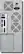 Back Standard. AMS - 300-Watt ATX Mid-Tower Case - Silver (High-Gloss).