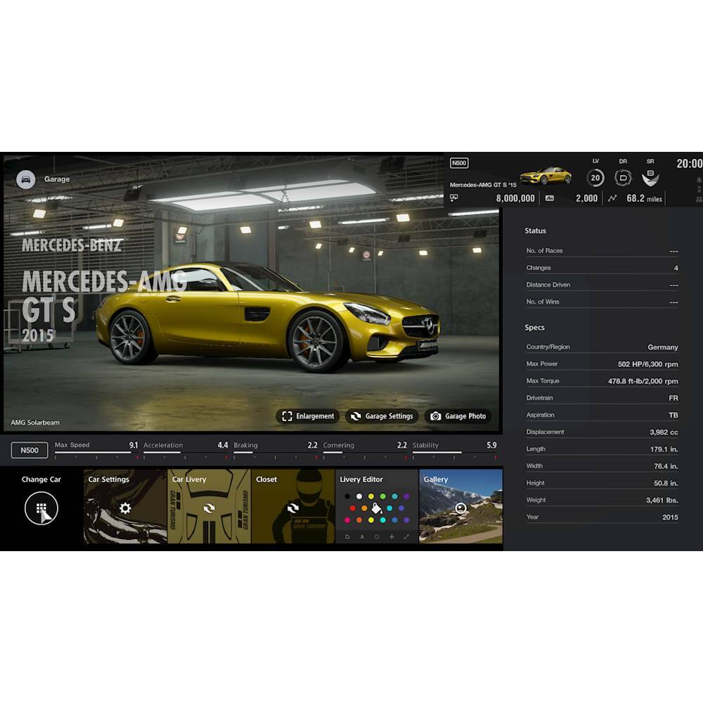 Gran Turismo Sport - Products 