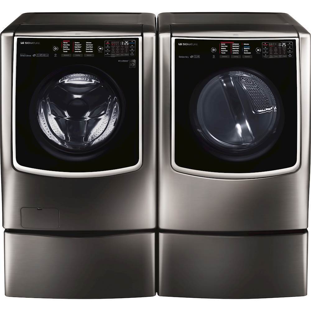 Customer Reviews: LG SIGNATURE 9.0 Cu. Ft. Smart Gas Dryer with Steam ...
