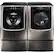 Alt View 18. LG - SIGNATURE 9.0 Cu. Ft. Smart Gas Dryer with Steam and Sensor Dry - Black Stainless Steel.