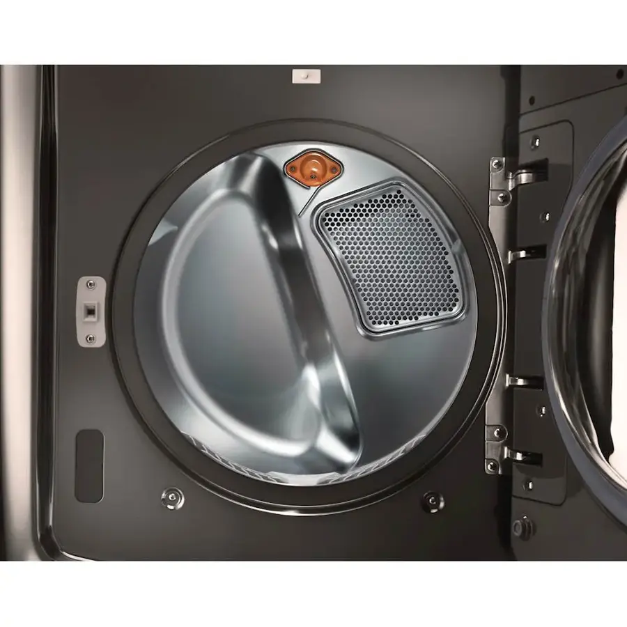 Alt View 13. LG - SIGNATURE 9.0 Cu. Ft. Smart Electric Dryer with Steam and Sensor Dry - Black Stainless Steel.