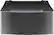 Front. LG - SIGNATURE 29" Laundry Pedestal with Storage Drawer - Black Stainless Steel.