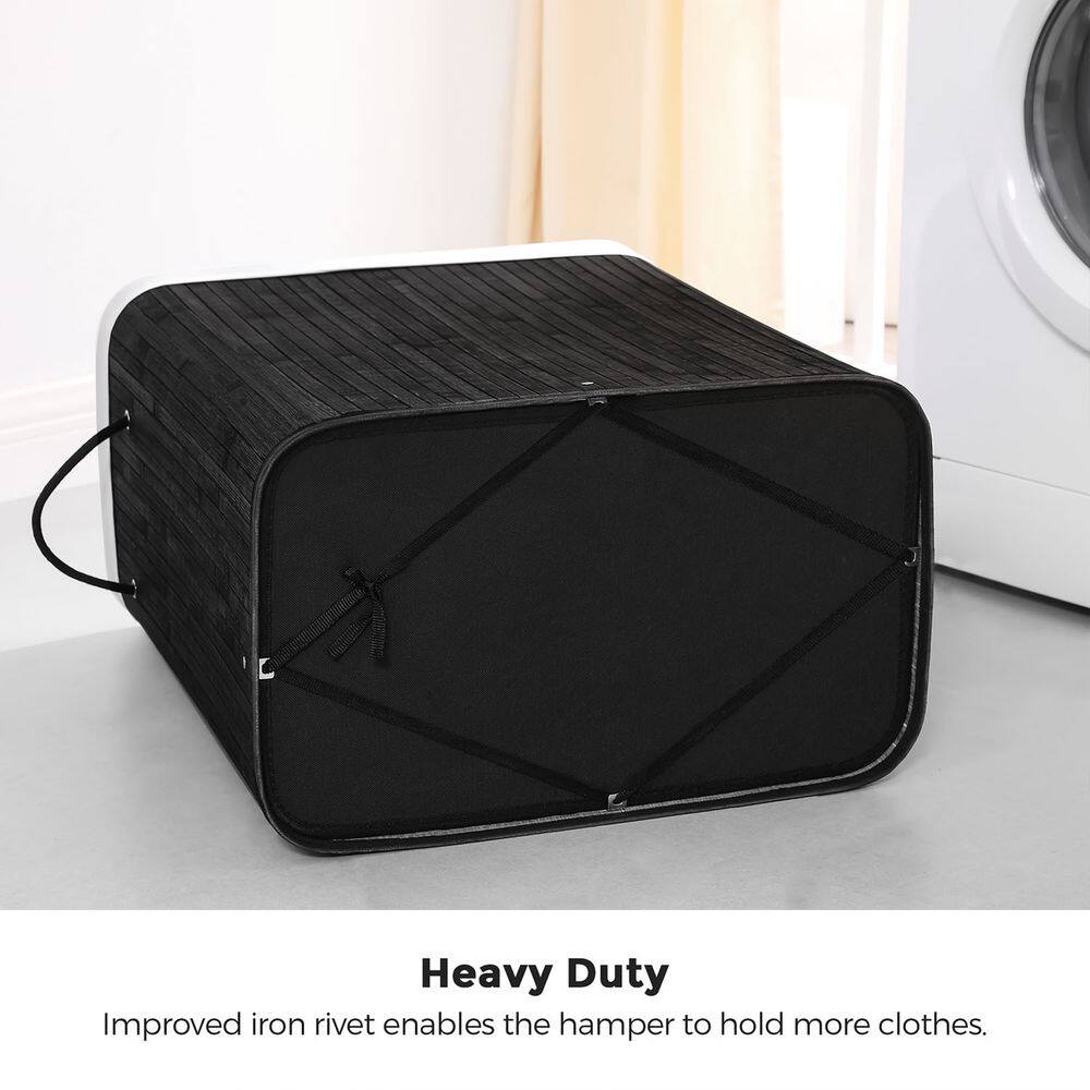 Heavy Duty  
Improved iron rivet enables the hamper to hold more clothes.