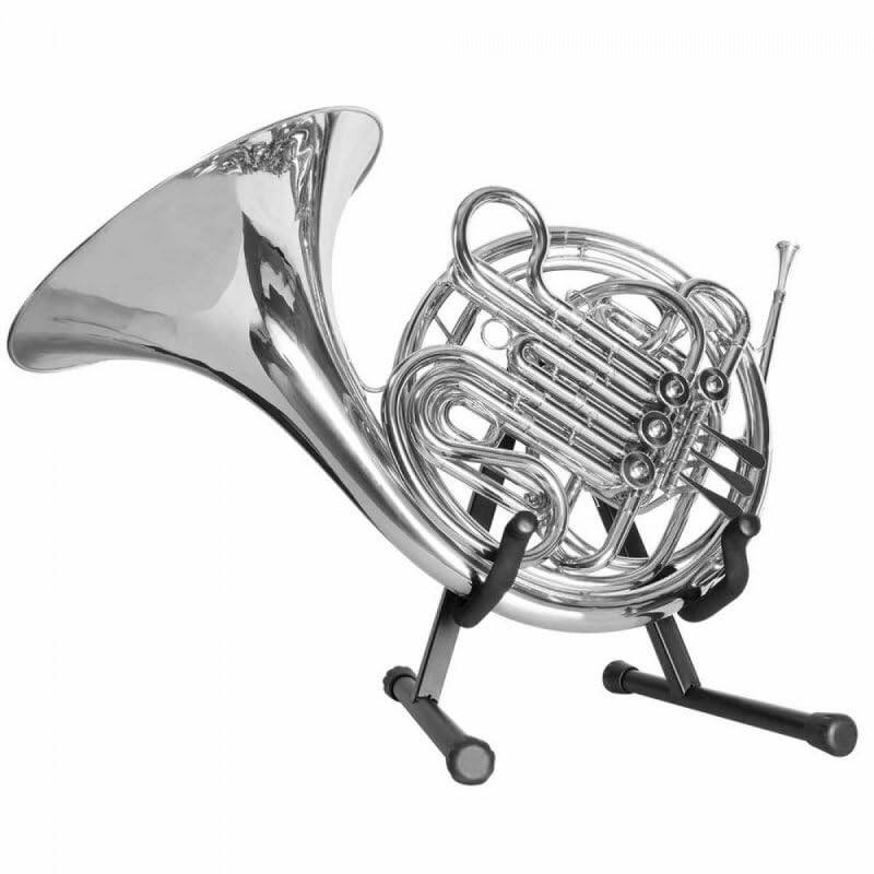 Alt View 7. On Stage Stands - On-Stage FHS7201B French Horn Stand,Black - Black.