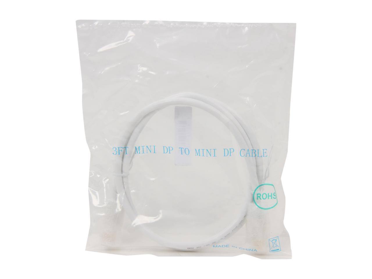 3FT MINI DP TO MINI DP CABLE  
ROHS  
MADE IN CHINA
