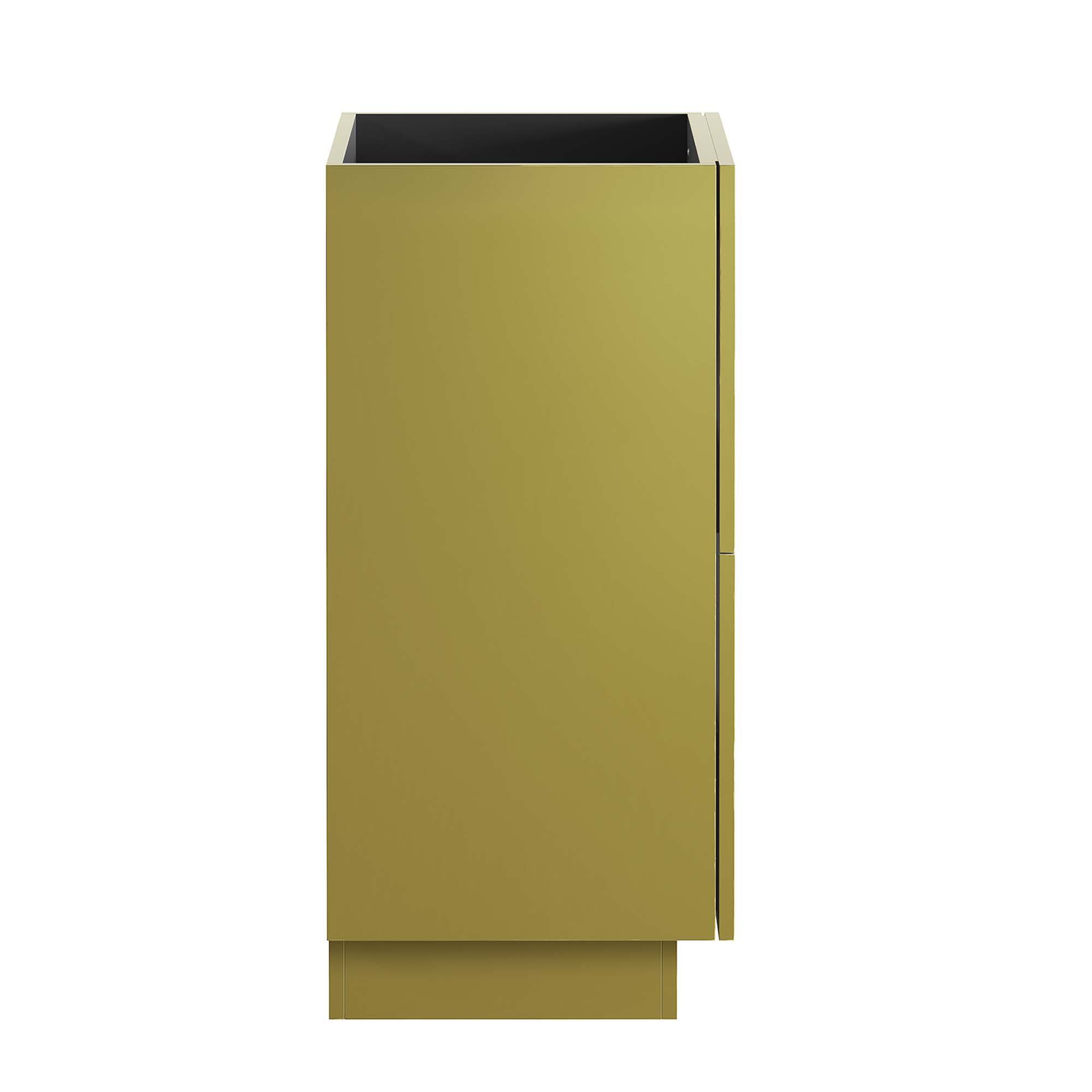 Alt View 1. Modway - Quantum Bathroom Cabinet Basin Not Included by Modway - Gold.