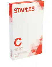 STAPLES
Copy Paper
C
200 sheets
500 sheets
100% recycled
100% recyclable
