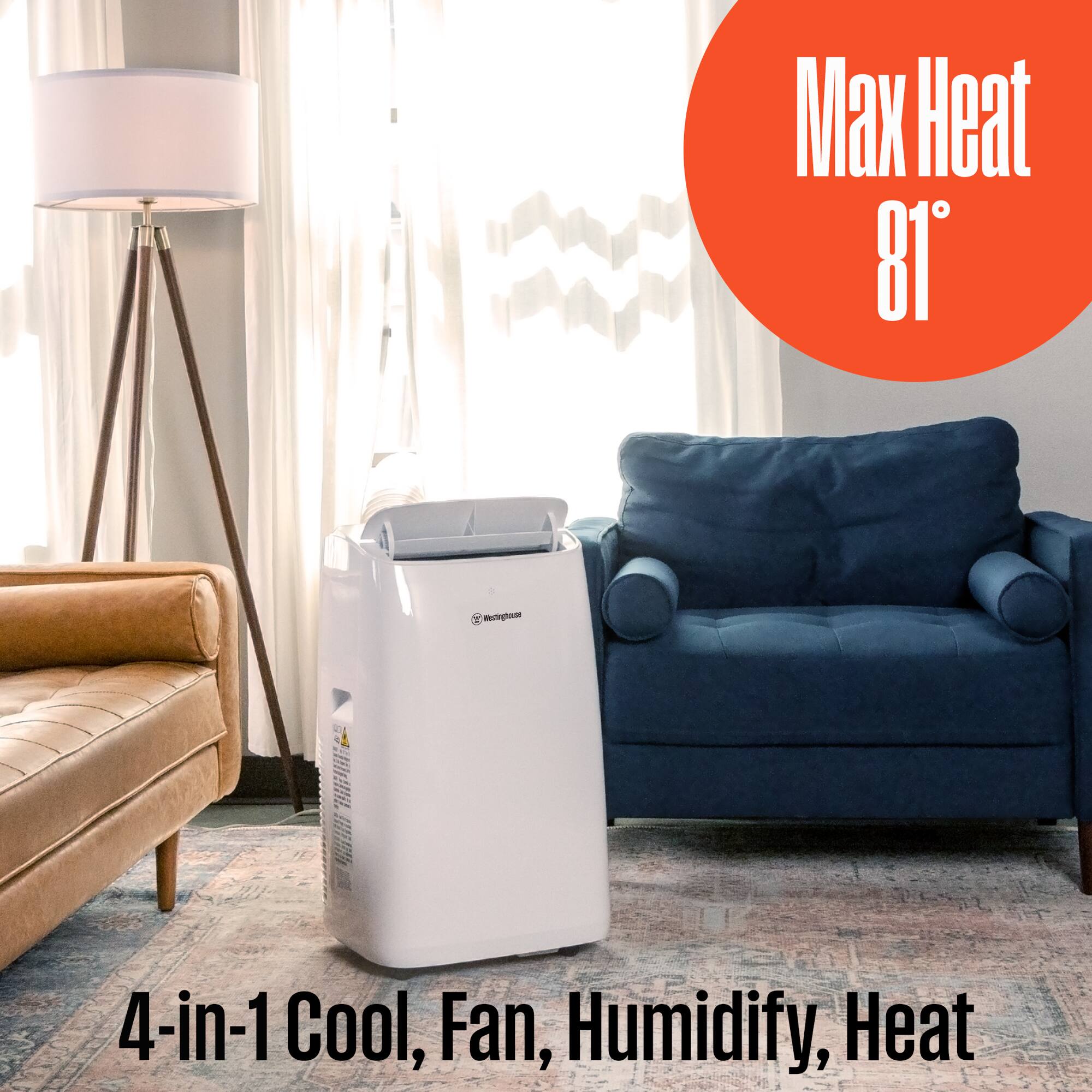 M Heat BT - 4-in-1 Cool, Fan, Humidify, Heat