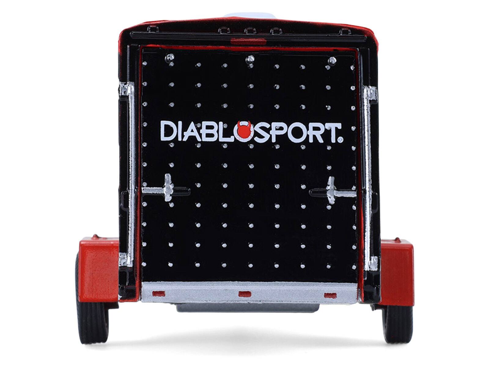 Alt View 5. Greenlight - 2012 Jeep Wrangler Unlimited "Diablo Sport" Black with Red Graphics & Small Cargo Trailer 1/64 Model Cars by Greenlight.