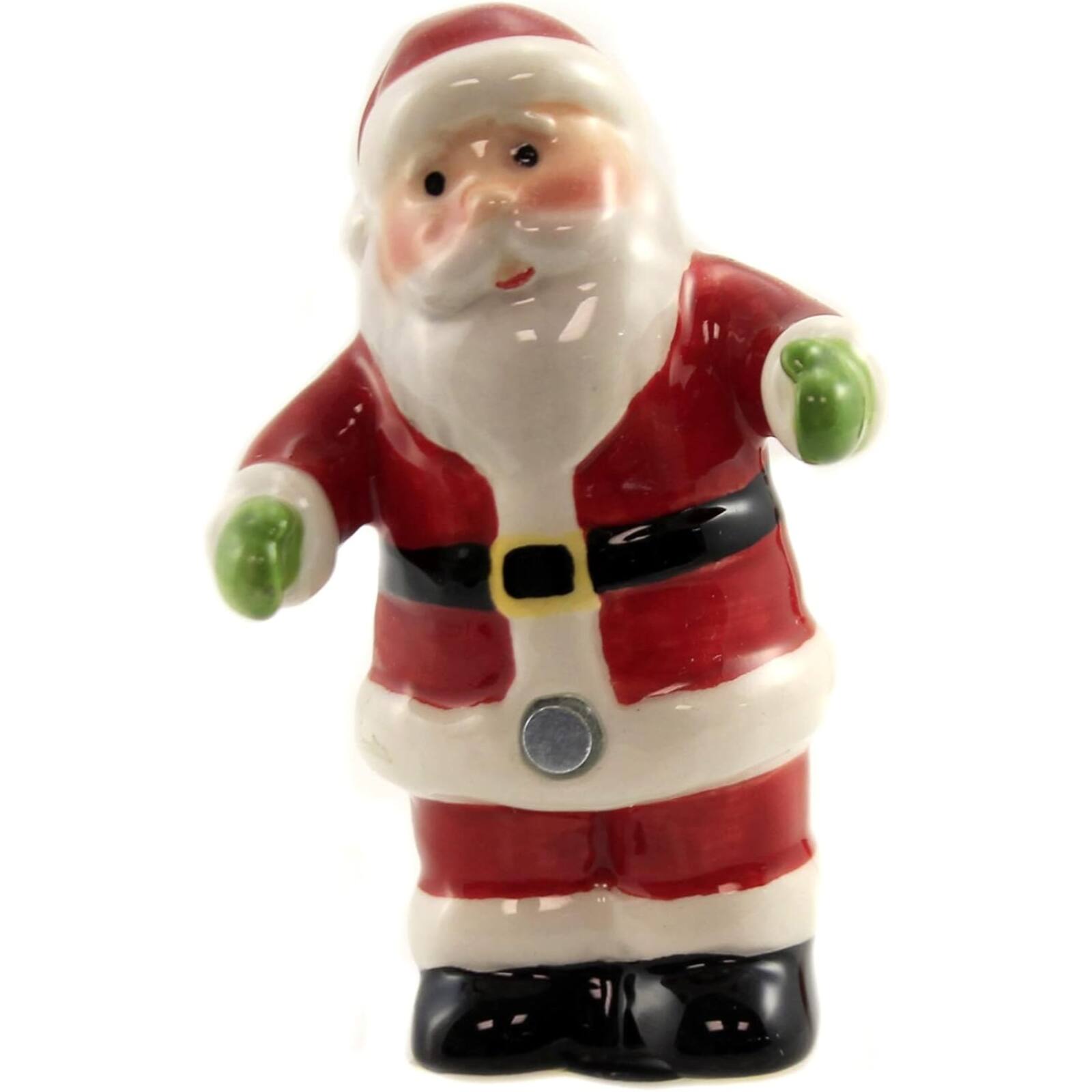 Angle. Pacific Trading - Pacific Trading Santa and Mrs Claus Hugging Salt and Pepper Shakers - Multicolor.