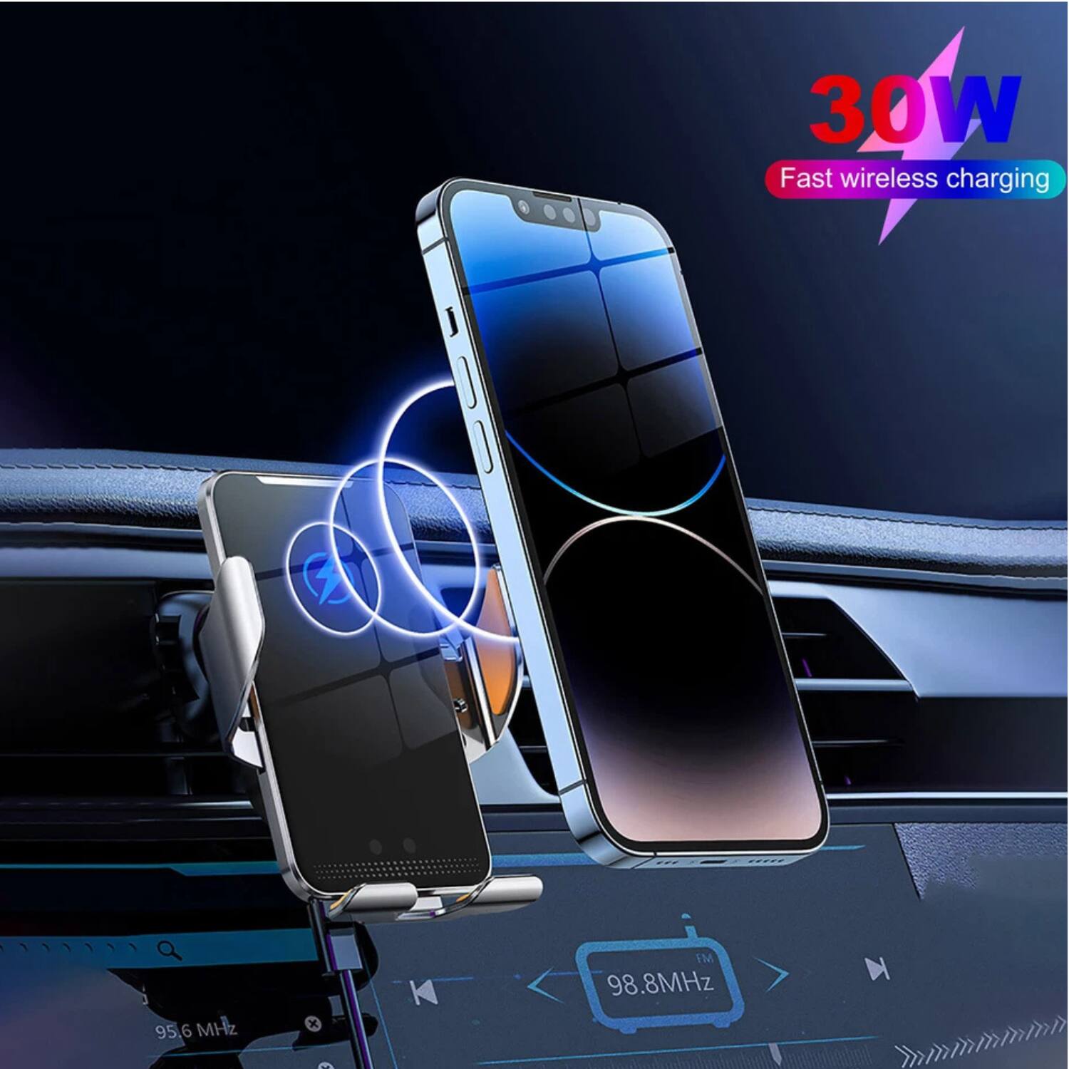 30W Fast wireless charging

95.6 MHz

98.8 MHz