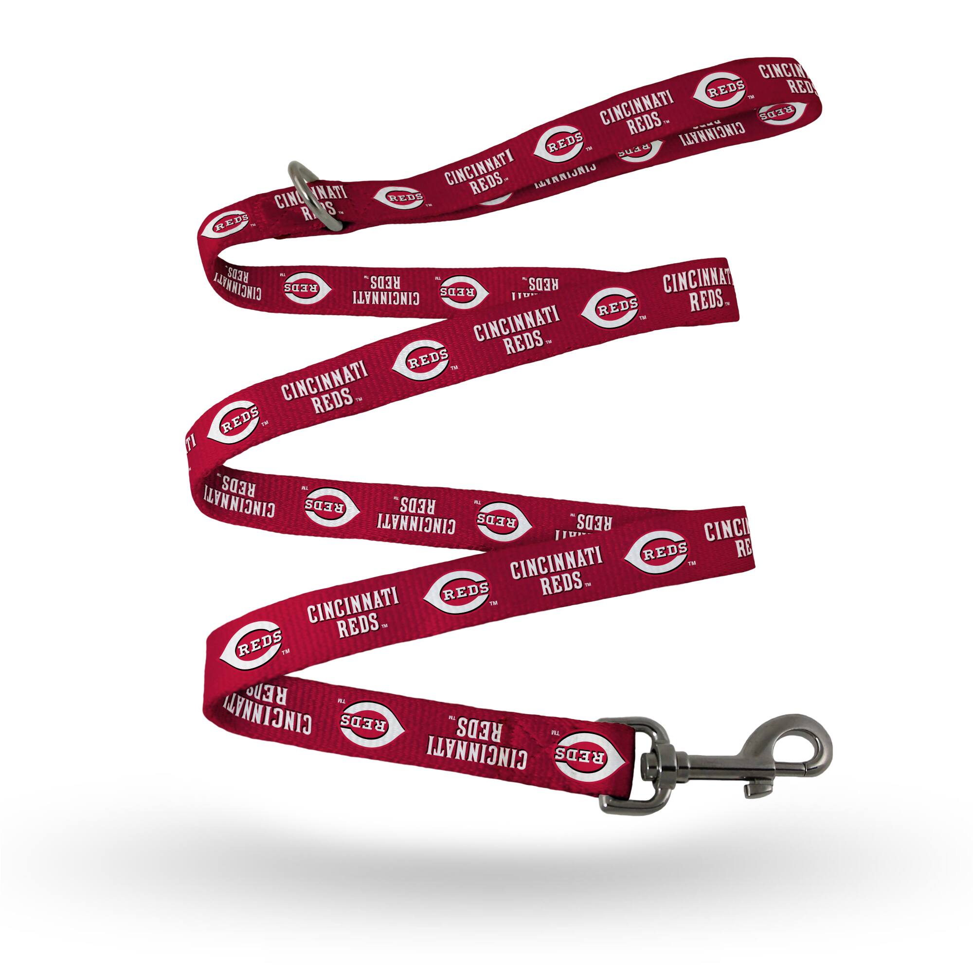 Photos - Collar / Harnesses REDS Sparo - Cincinnati  Double Print Pet Leash - Red 2903643 