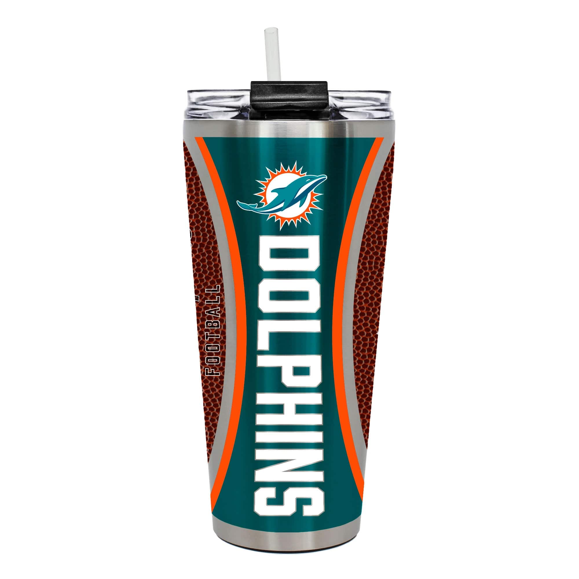 Great American Products - Miami Dolphins 32oz. Big Slim Game Ball Travel Tumbler - Brown price history on PriceWatchPro