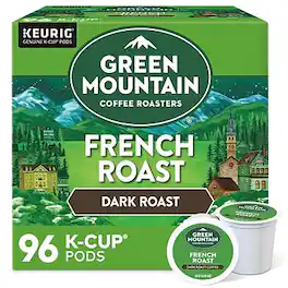 Green Mountain - French Roast Coffee Keurig® K-Cup® Pods, Dark Roast, 96/Carton (6694)