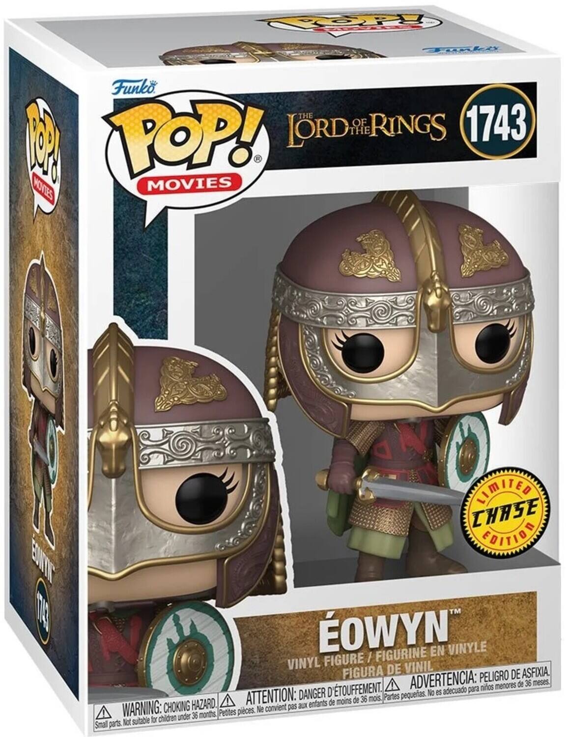 CEY TO Tiali Funko THE OF 1743  POP! LORD THE RINGS R MOVIES MOVIES ESNTE T LIMITED CHASE EDITION OWYN FIGURINE EN VINYLE VINYL FIGURE / FIGURA DE VINIL ASFIXIA. ADVERTENCIA: PELIGRO DE menores de 36 meses. D'TOUFFEMENT. adecuado para nios ATTENTION: DANGER pequeras. No es moins de 36 mois. Partes HAZARD. aux enfants de WARNING: CHOKING Petites pieces. Ne convient pas for children under 36 months, Smal parts. Not sutable