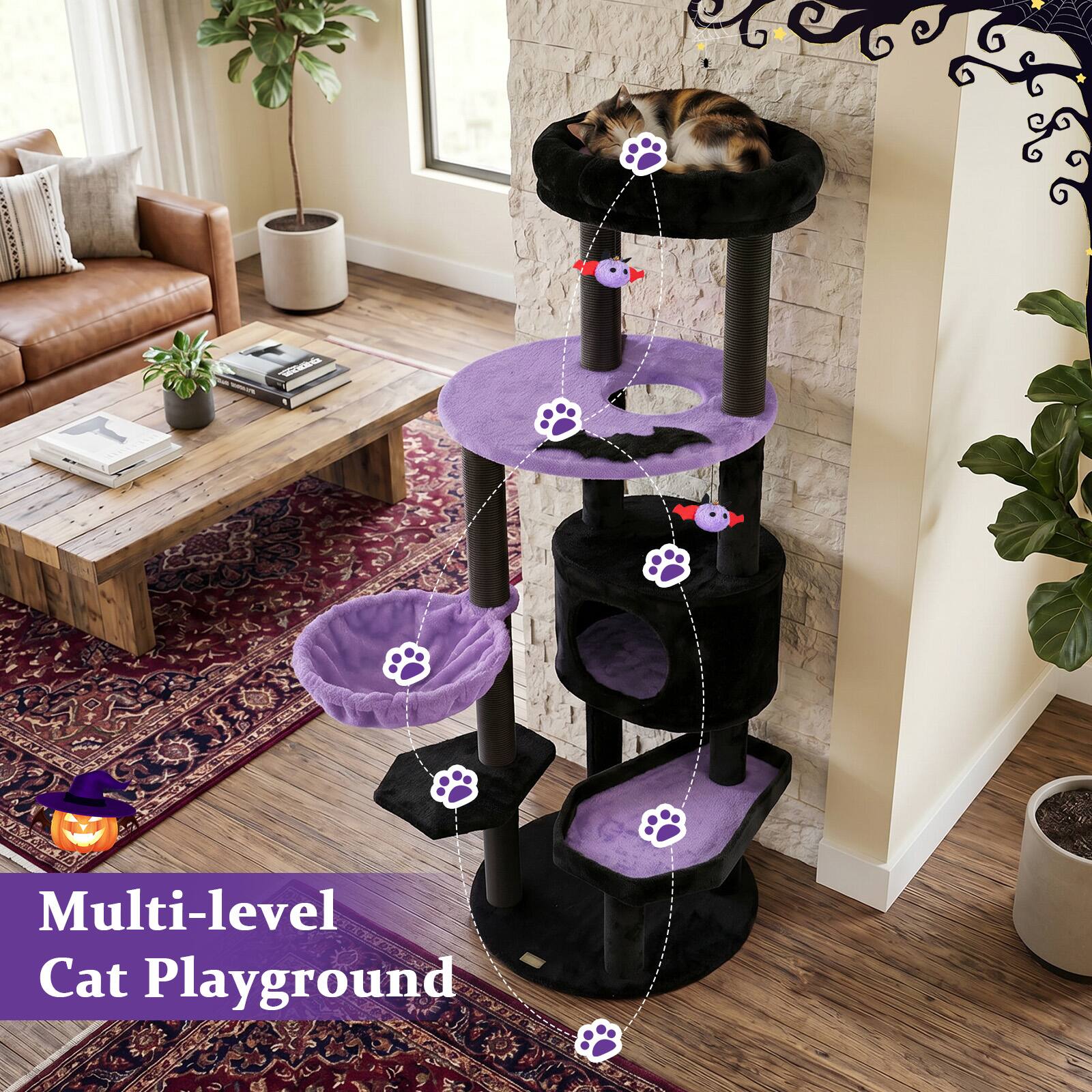 Multi-level Cat Playground